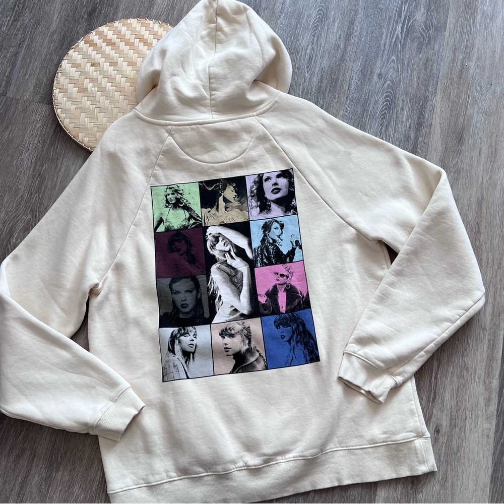 Taylor swift the era’s tour cream beige hoodie